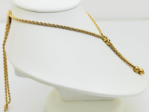 Collier Princesse en Or Jaune 18K 4.47 Grs