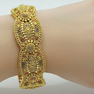 Bracelet manchette en or 22K - 6.5cm - 36.23gr