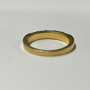 Bague Demi Tour Or Jaune 750/1000