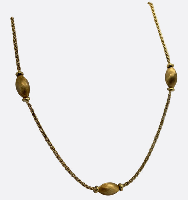 Collier Sautoir en Or Jaune 18K - 49.35g - 90.7Cm