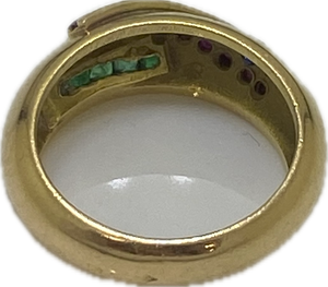 Bague en Or jaune 18K - Taille 56