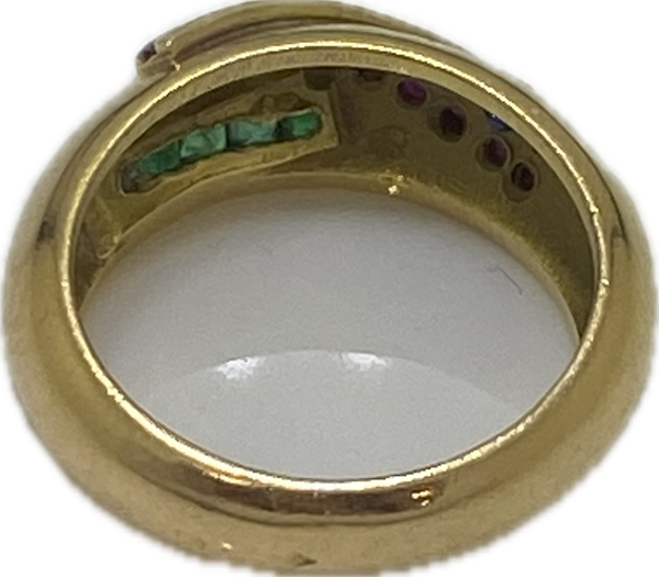 Bague en Or jaune 18K - Taille 56