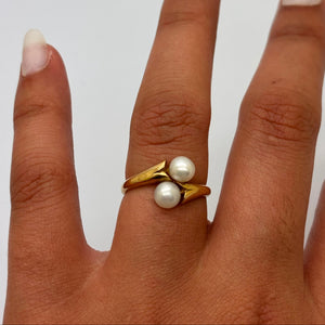 Bague en or jaune 18K Taille-52.5