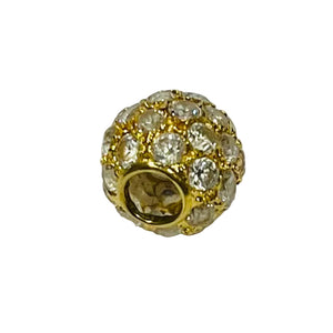 Pendentif Boule Or 18 Carats avec Zirconium