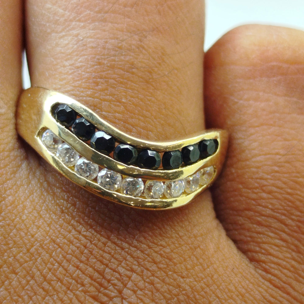 Baguette en or jaune 18K Taille-58