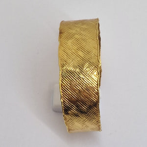 Bracelet Manchette en Or Jaune 18K 12.46 Grs
