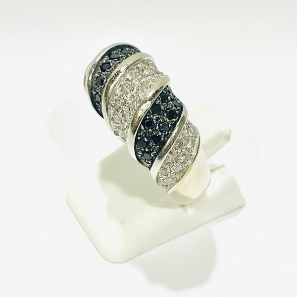 Bague en Or Blanc 18 K - Taille 54 - 10.02 G