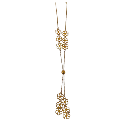 Collier Princesse en Or Jaune et Or Rose 18 K - 4.18 Grs