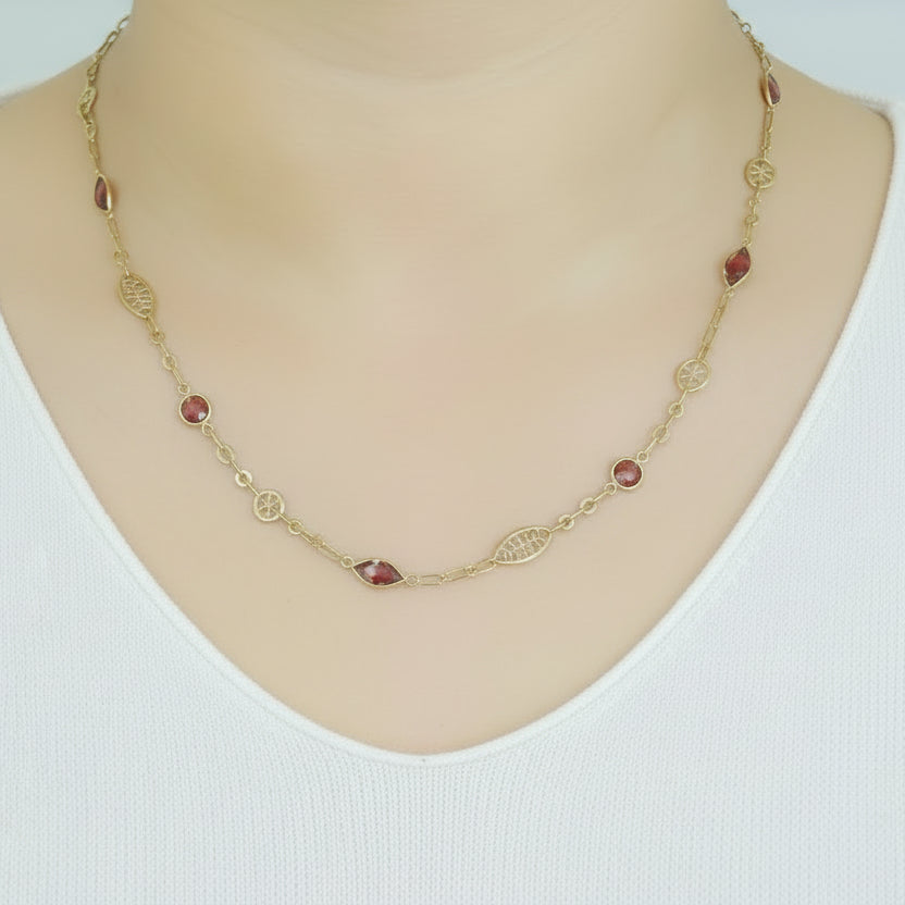 Collier Princesse en Or Jaune 18 K - 11.67 G