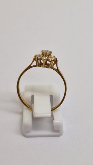Bague en OR Jaune 18K Taille-54