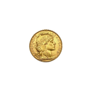 Pièce 20 Francs en Or jaune 20k - 6.45 G