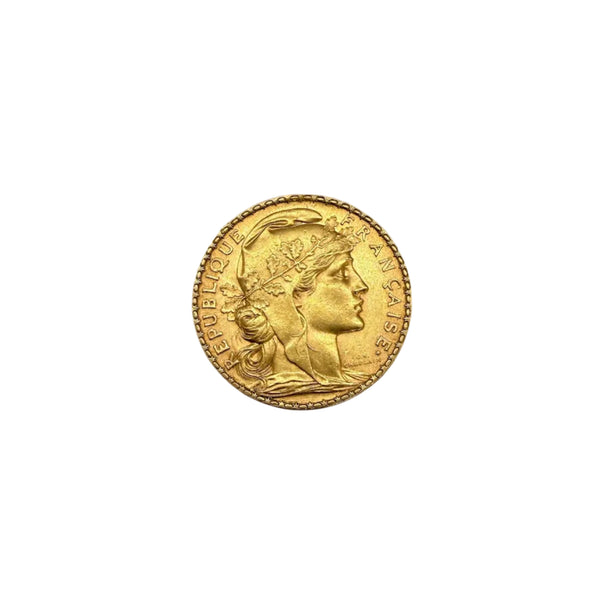 Pièce 20 Francs en Or jaune 20k - 6.45 G