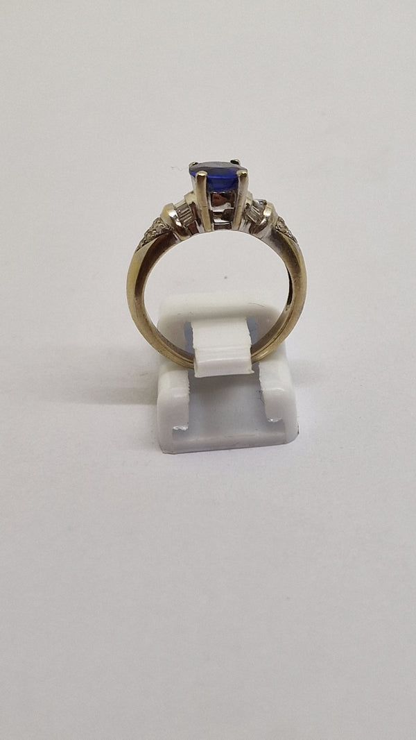 Bague Ancienne en Or Jaune 18k Taille-49