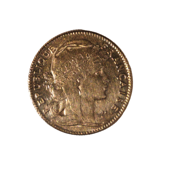 10 francs Marianne en or 1907 917/100