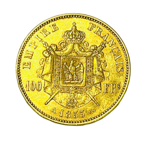 Pièce 100 Francs Napoléon en Or Jaune 20K - 32.24