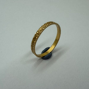 Alliance en Or Jaune 18K Taille-50