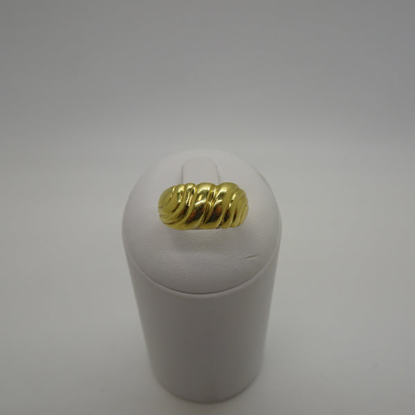 Jonc en Or Jaune 18K Taille 52
