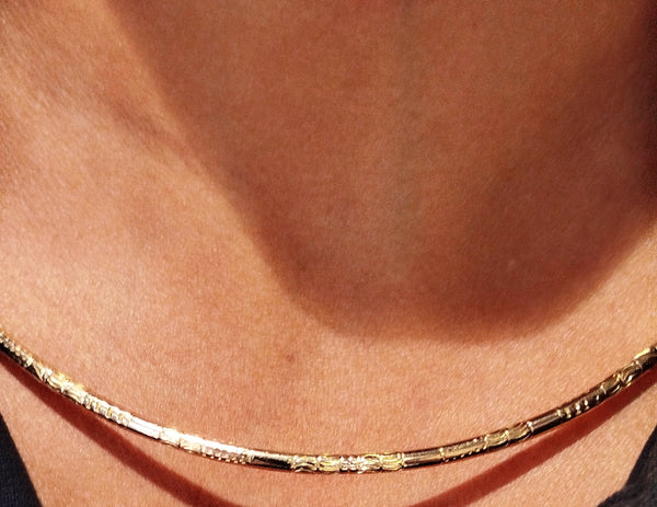 Collier en or jaune 18K - 29.73 G