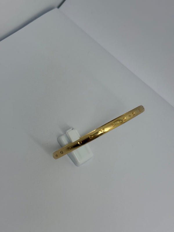 Bracelet Jonc fermé en or jaune 18K - 11.52 G