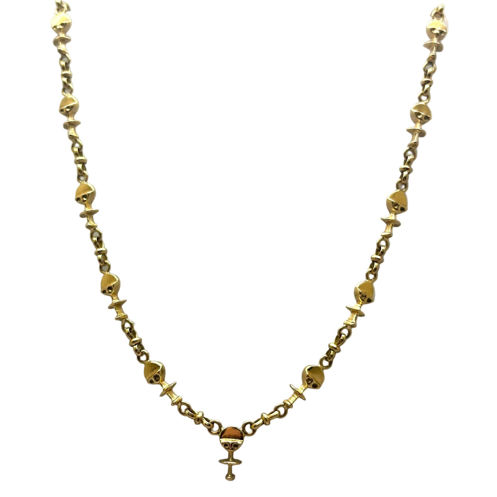 Collier Ras du Cou en Or Jaune 18 Carats