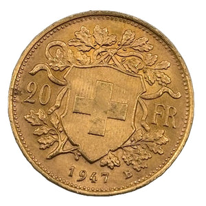 Pièce Rare en Or Jaune Suisse - 22k-6.45g