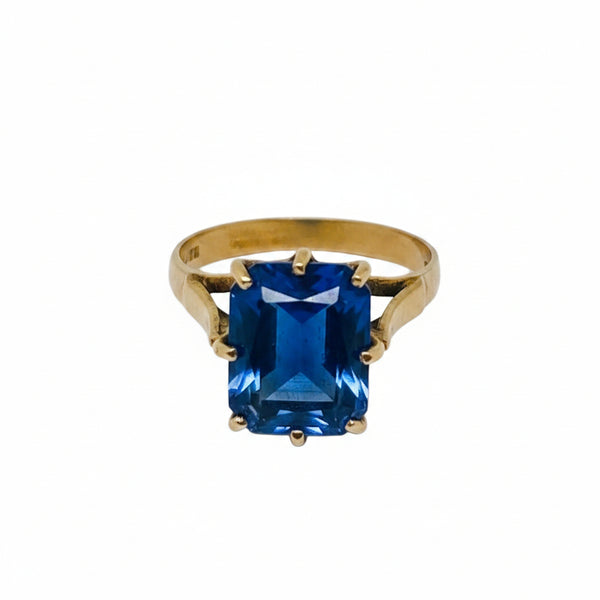 Bague en Or Jaune 18k - Taille : 55