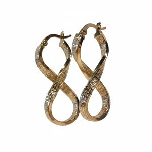 Boucles d'oreilles créoles en or jaune 18K - 2.06gr