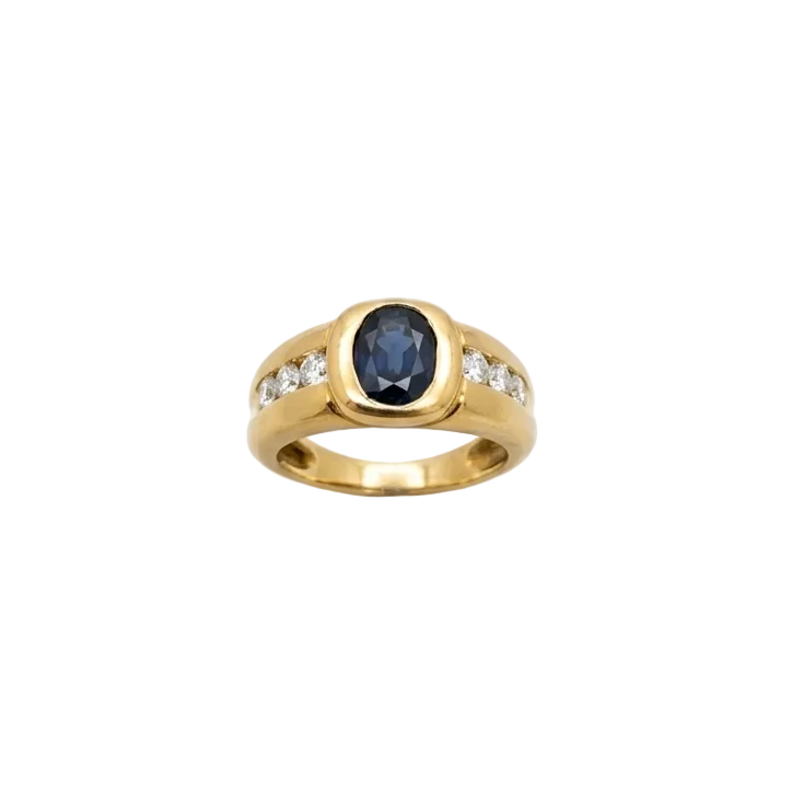 Jonc en or jaune 18 K - Taille 55