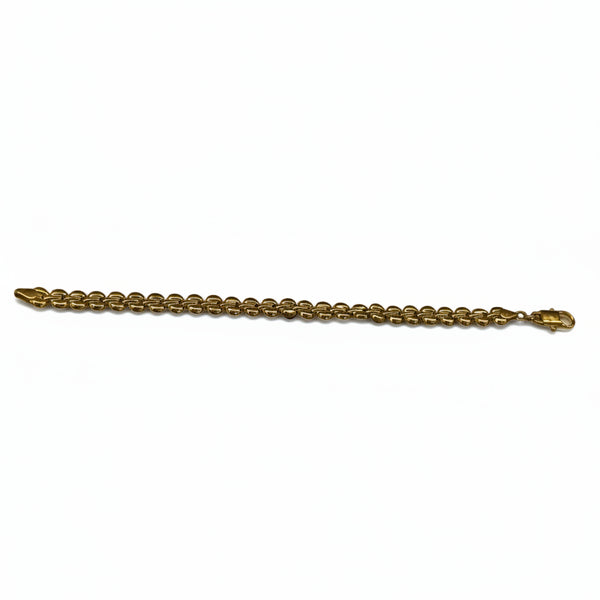 Bracelet maillon en or jaune 18k