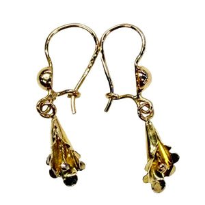 Boucles d'oreilles Dormeuse en Or Jaune 18K - 1.40G