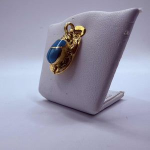 Pendentif Scarabée en Or Jaune 18K 3.72 Grs