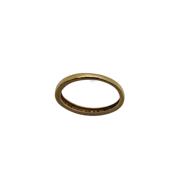 Bague Demi-Tour Or Jaune 18K - 2 G - T 53