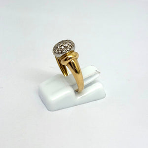 Bague Ancienne Or Jaune 18 K - Taille 54 - 3.61 G