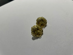 Boucles d'oreilles en or jaune 18K 8.20 Grs