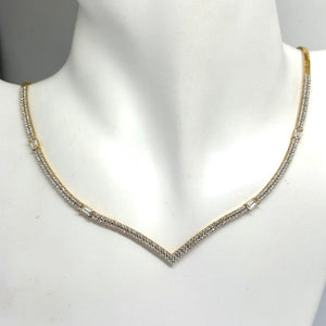 Collier Ras du Cou Or Jaune 18 K - 13.44 G