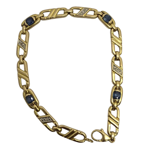 Bracelet Gourmette en Or Jaune 18 Carats
