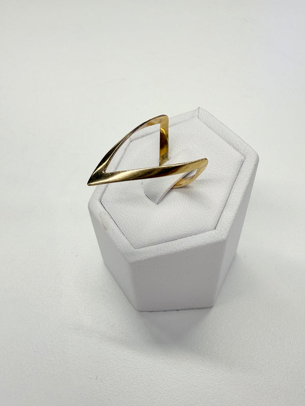 Bague africaine en Or jaune 18K T55