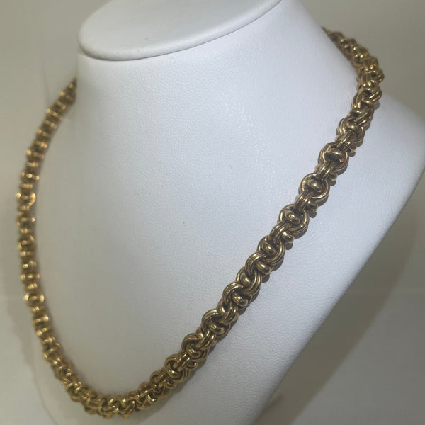 Collier ras du cou en or jaune 18K 30.02 Grs