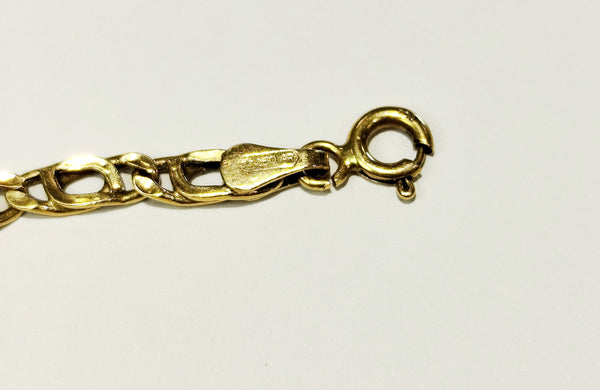 Bracelet gourmette en or jaune 18K 2.64 Grs