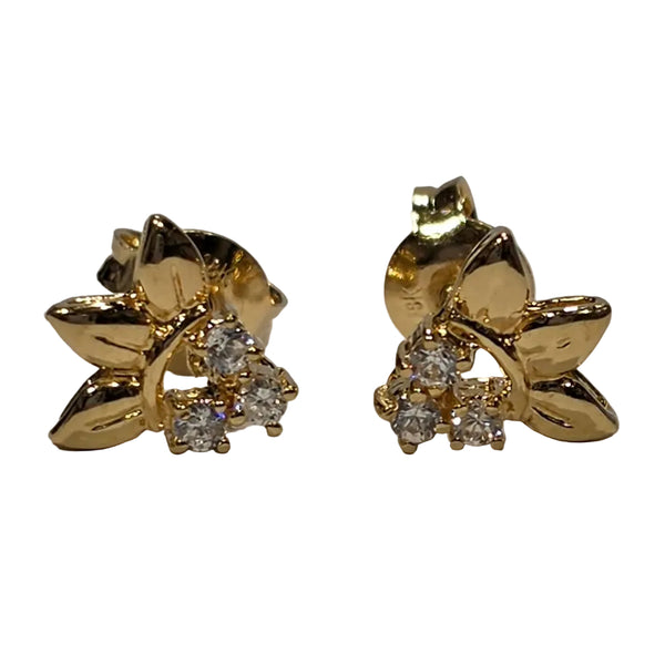 Boucles d'oreilles en Or Jaune 18K