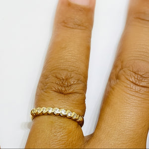 Bague en Or Jaune 18K - Taille 50 - 1.95 G