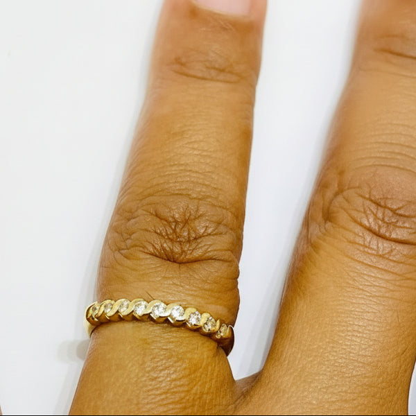 Bague en Or Jaune 18K - Taille 50 - 1.95 G