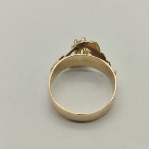 Bague en or jaune 18K - 3.39 Grs - Taille 55