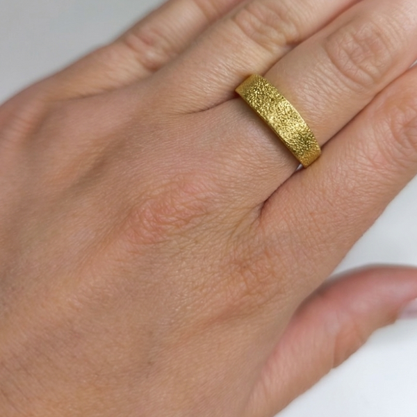 Bague en Or Jaune 18K - 3.32 Grs - Taille 52