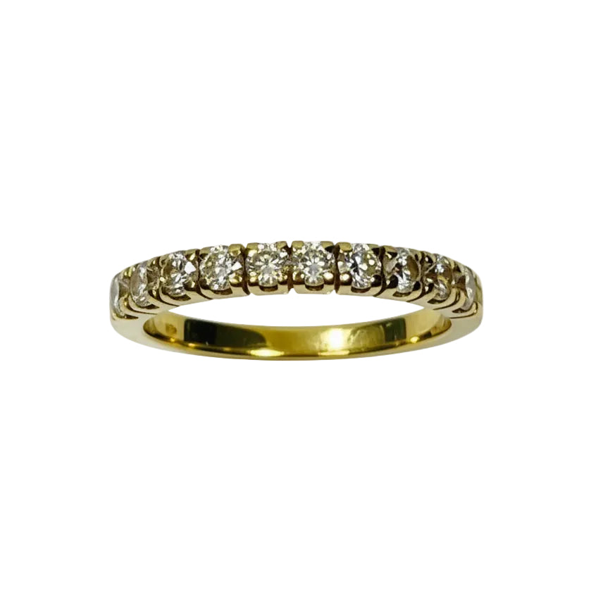 Bagues Demi Tour en Or Jaune 18 K - Taille 56 - 2.90 G