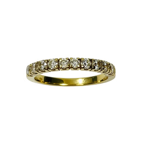 Bagues Demi Tour en Or Jaune 18 K - Taille 56 - 2.90 G