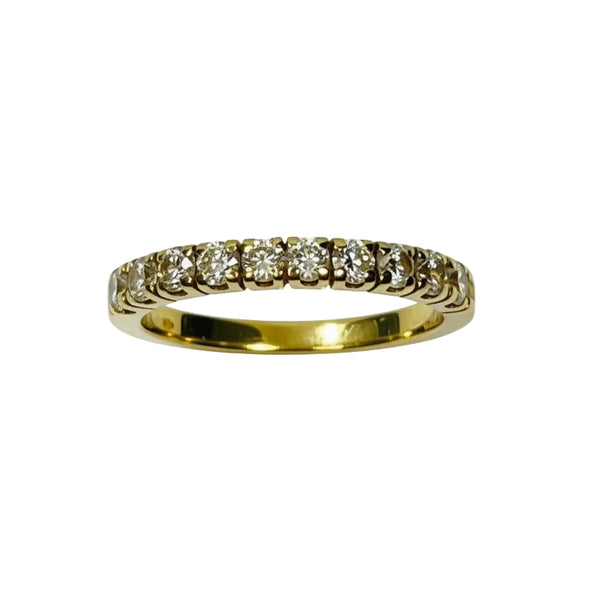 Bagues Demi Tour en Or Jaune 18 K - Taille 56 - 2.90 G
