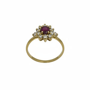 Bague en Or Jaune 18K - Taille 53 - 2.29G