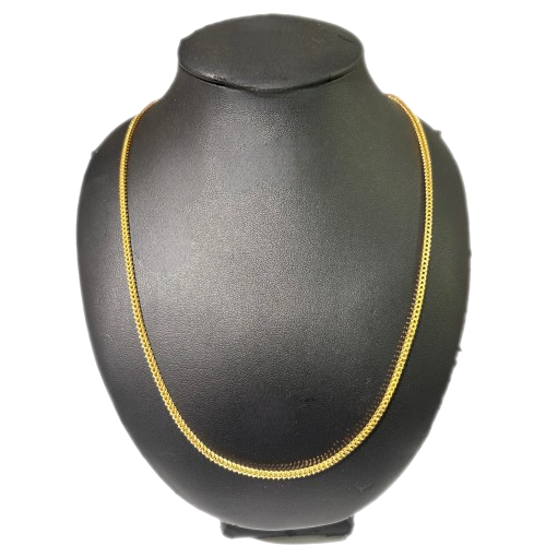 Collier Sautoir en Or Jaune 18 Carats - 55 Cm