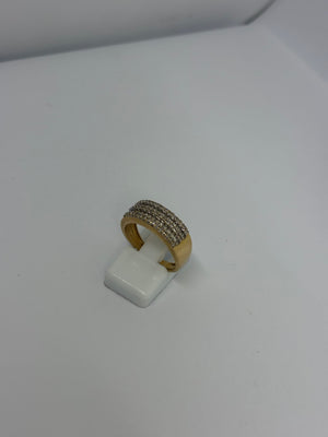 Bague en Or Jaune 18K - Taile 55 - 5.40 Grs
